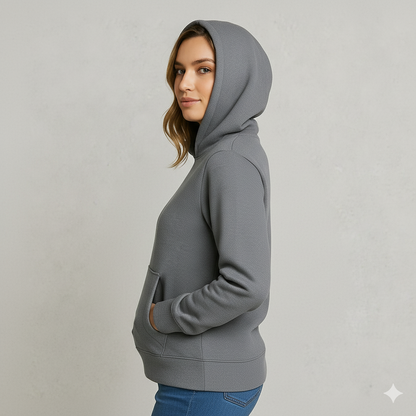 Warmer Damen Hoodie aus Fleece | Freizeit & Winter