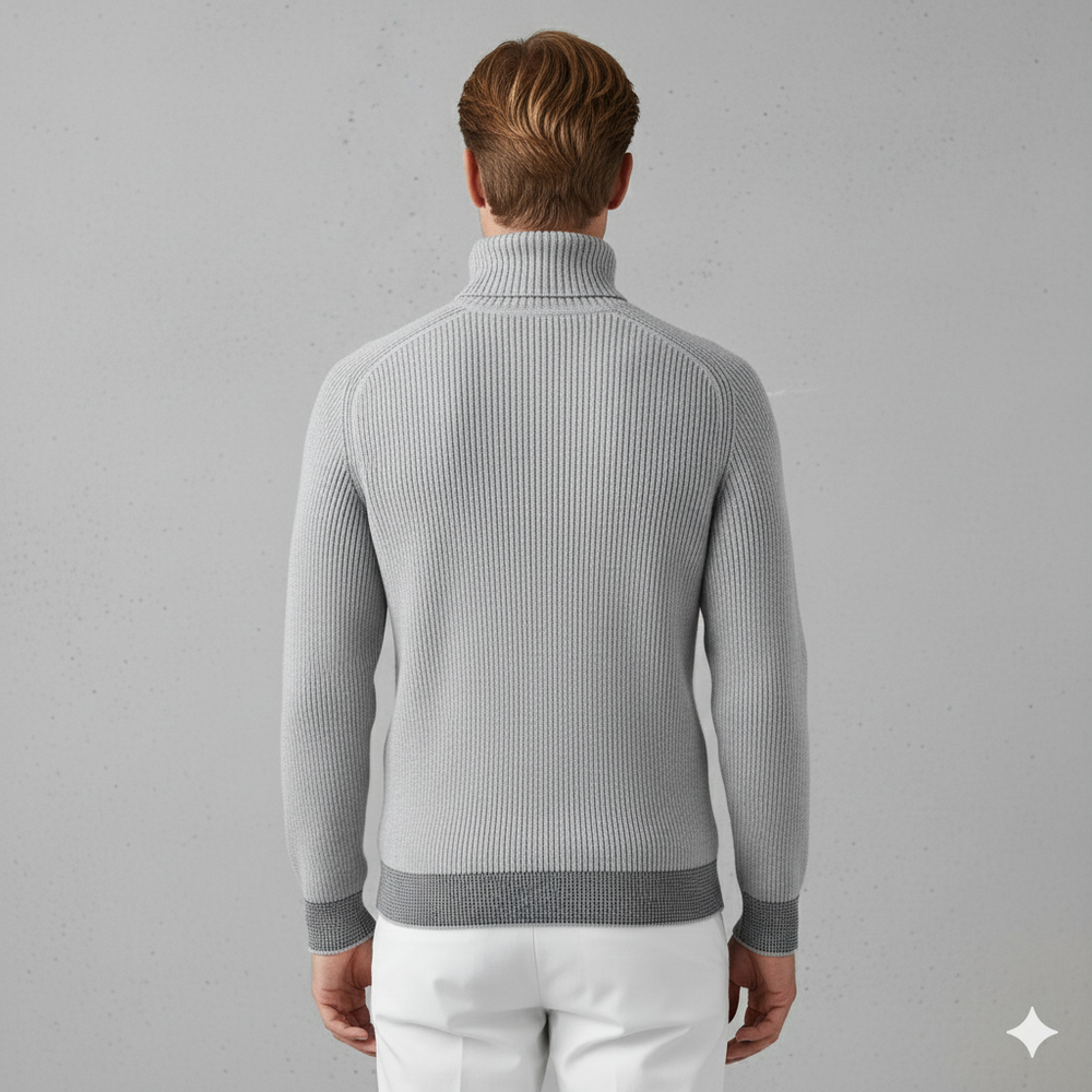 Herren Strickpullover mit Rollkragen | Warm & Elegant | Winter