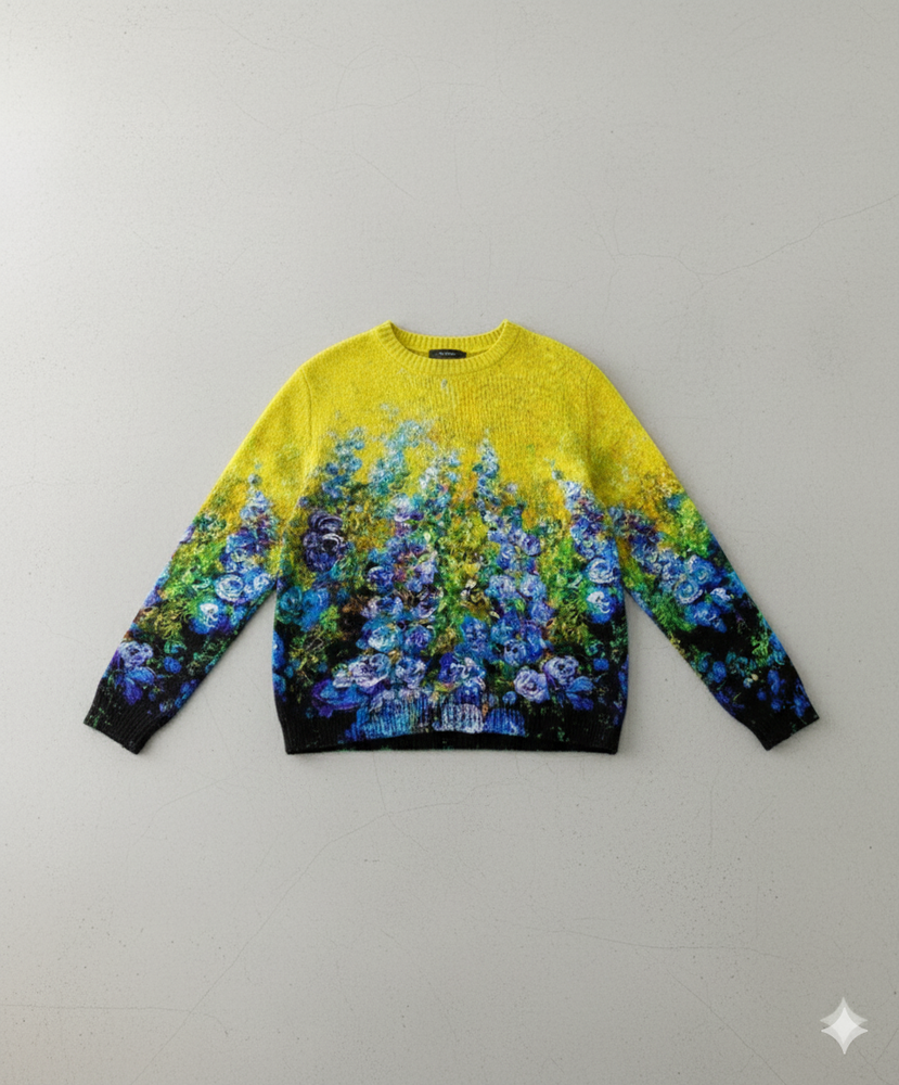 Damen Strickpullover mit Rundhals | Winter | Norweger-Muster