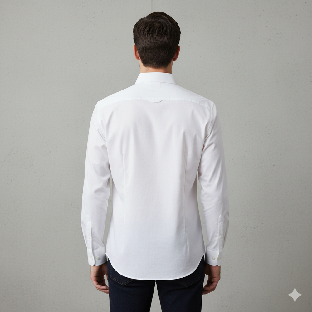 Herren Slim Fit Businesshemd | Atmungsaktiv & Herbst