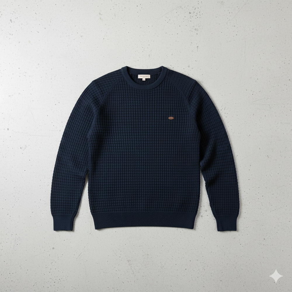 Herren Baumwollpullover mit Karomuster | Modern & Bequem