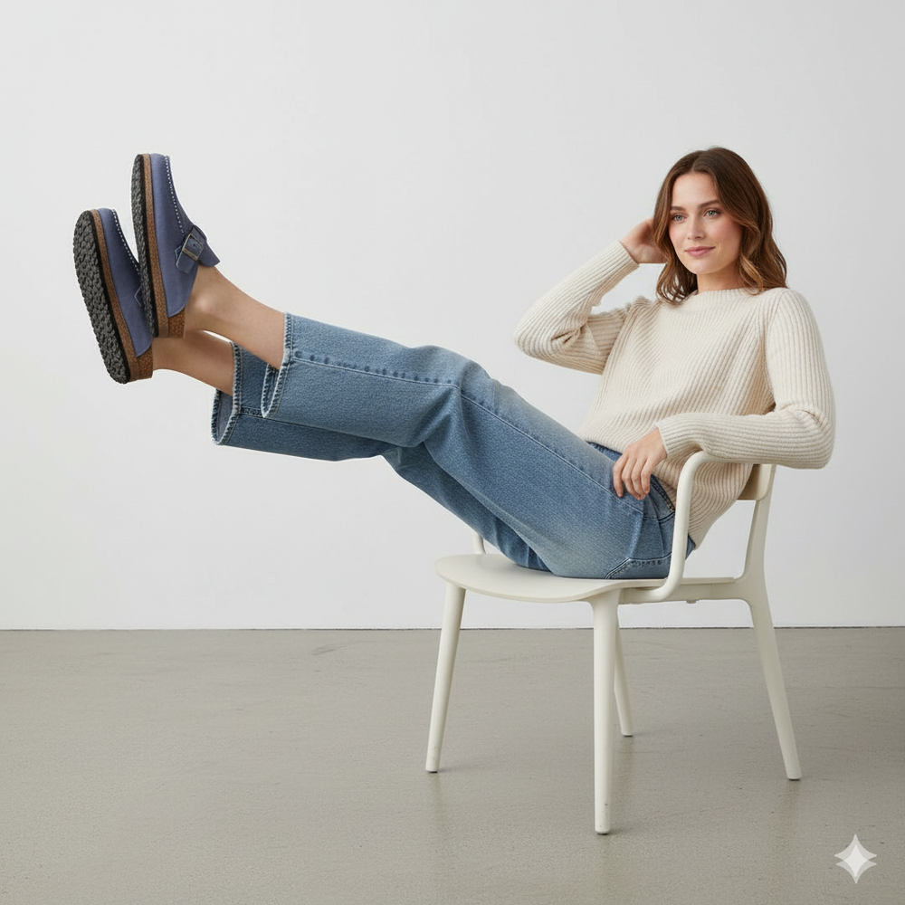 Bequeme Damen Clogs | Ergonomisches Fußbett & Rutschfeste Sohle