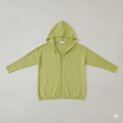 Damen Strickjacke mit Kapuze | Lässig & Übergang