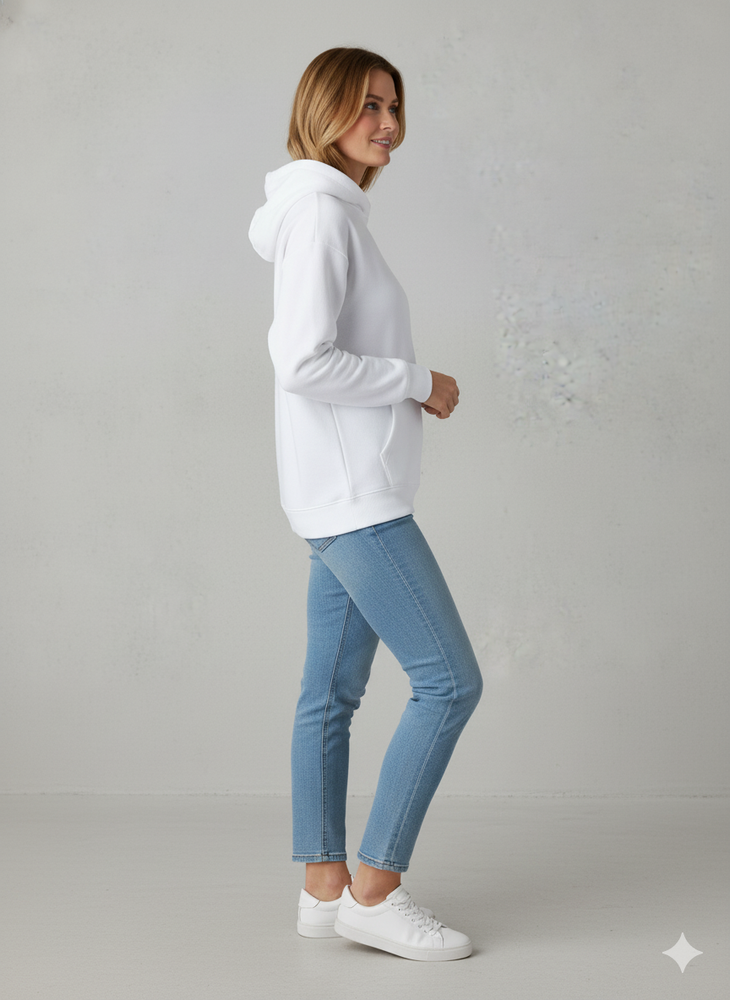 Moderner Damen Hoodie mit Statement