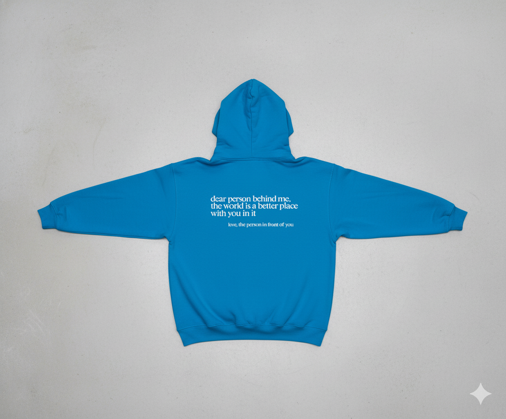 Lässiger Damen Hoodie mit Rückendruck