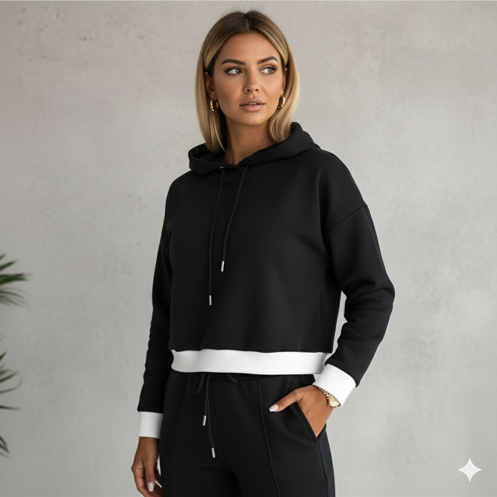 Damen Hoodie mit Kapuze | Zweiteilig & Freizeit