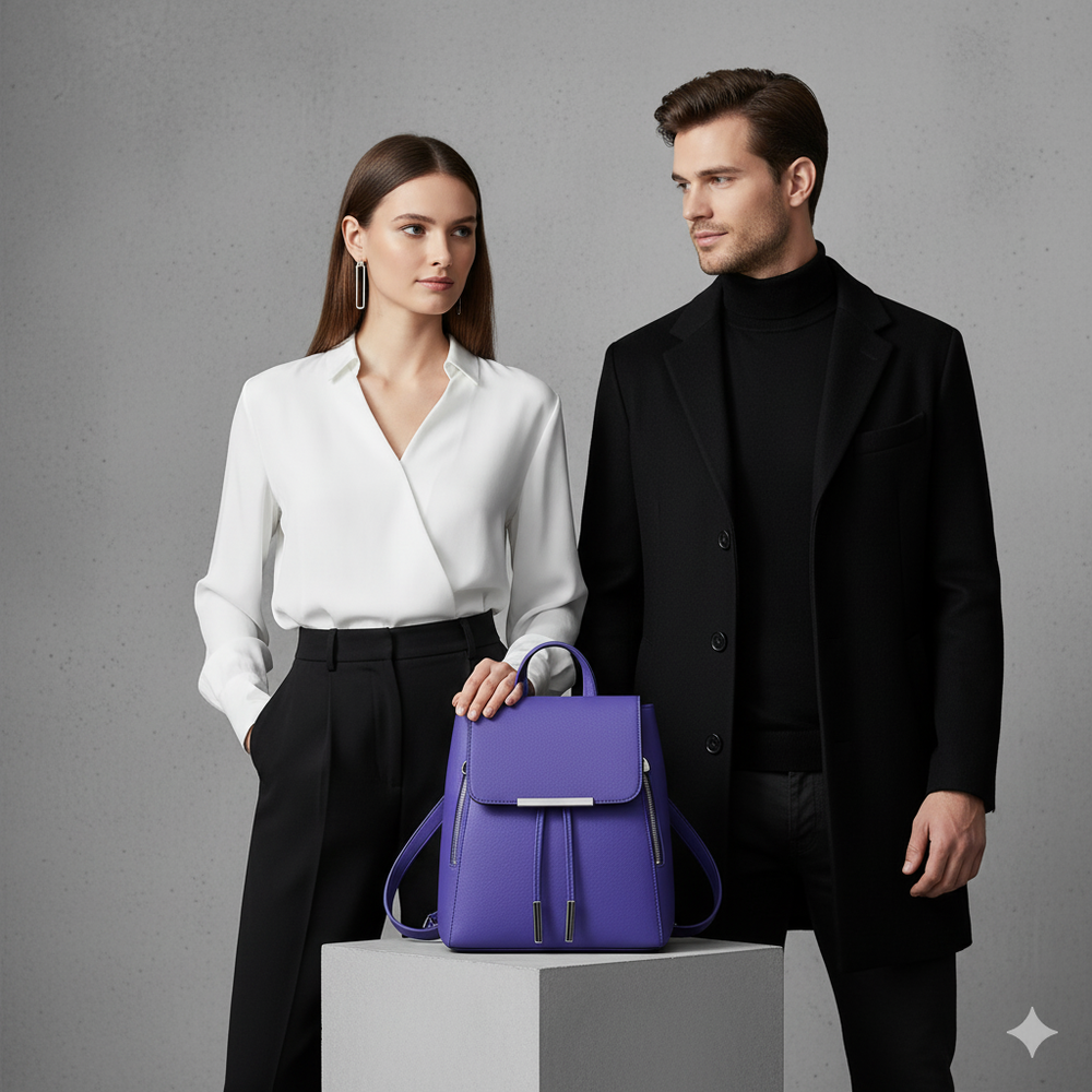 Damen Rucksack aus Kunstleder | Elegant & Praktisch