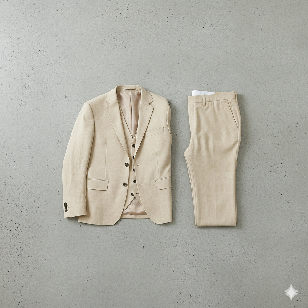 Leichter Herrenanzug aus Leinen | Herbst & Business