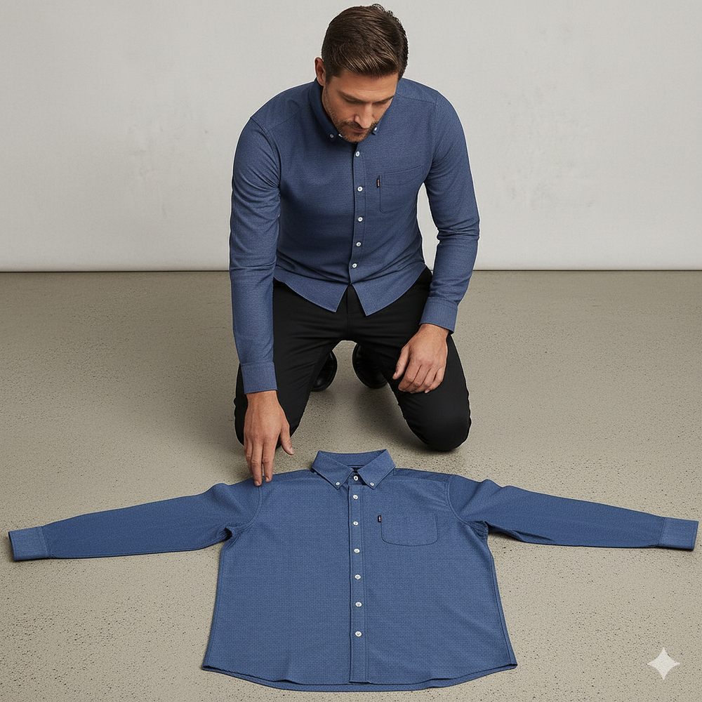 Herren Slim Fit Businesshemd | Atmungsaktiv & Herbst