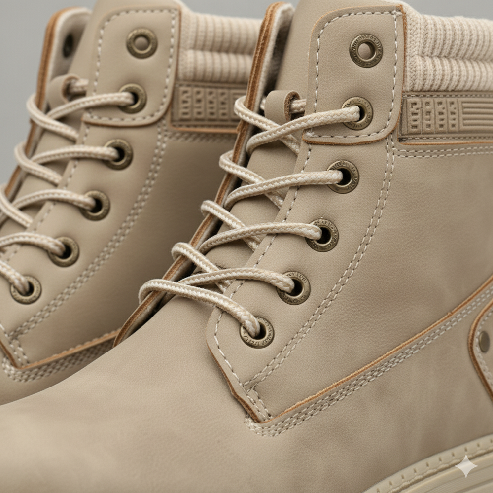 Damen Winterstiefel mit Fellfutter | Warme Schnür-Boots