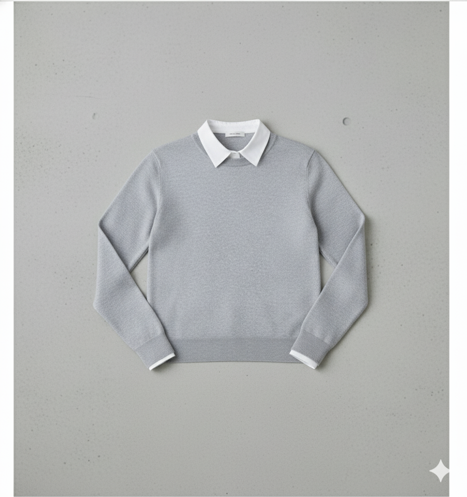 Kuscheliger Damen Strickpullover mit Rundhalsausschnitt | Winter | Elegant