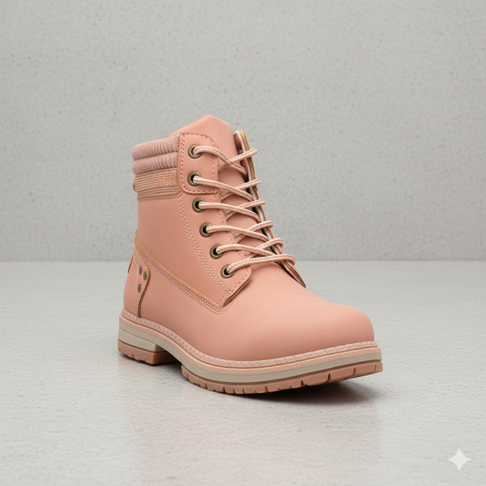 Damen Winterstiefel mit Fellfutter | Warme Schnür-Boots