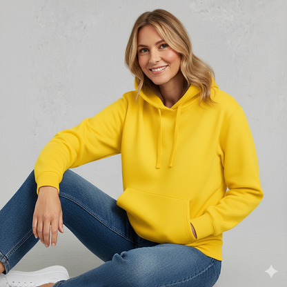 Warmer Damen Hoodie aus Fleece | Freizeit & Winter