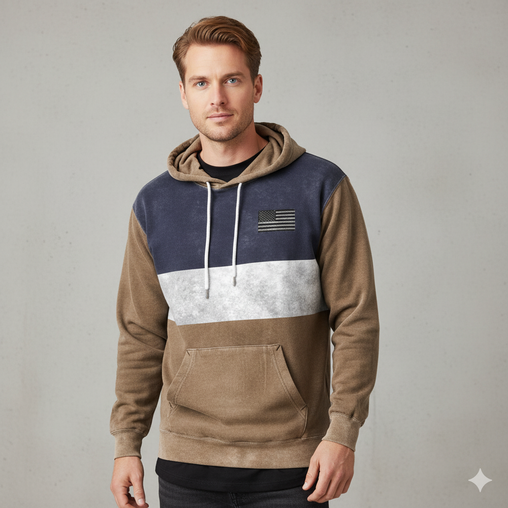 Herren Hoodie mit Muster | Lässig & Warm | Herbst/Winter