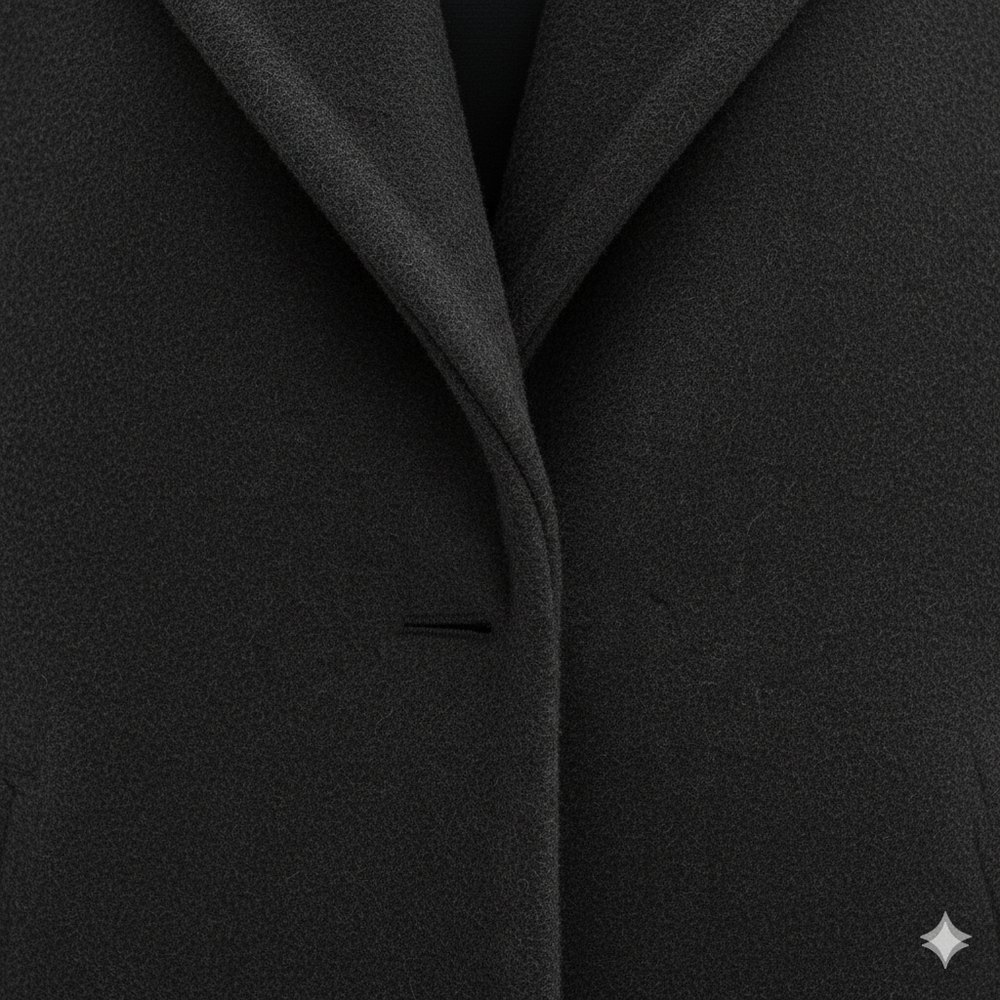 Damen Wollmantel Figurbetont Elegant | Stehkragen | Herbst Winter