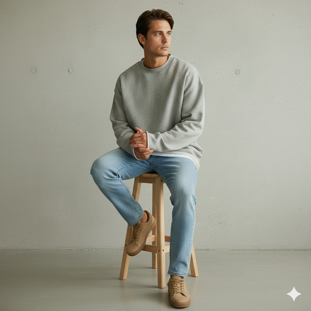 Sportliches Herren Sweatshirt | Locker & Bequem | Fitness