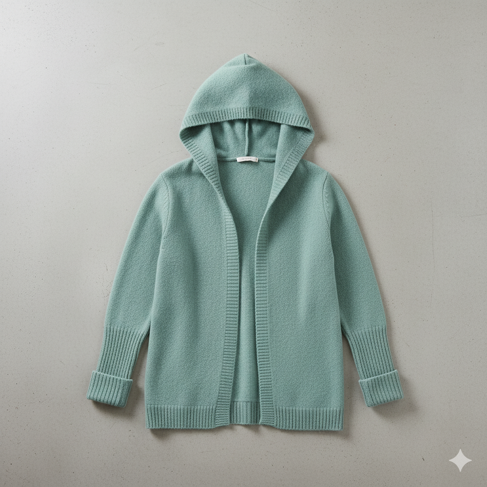 Damen Strickjacke mit Kapuze | Lässig & Übergang