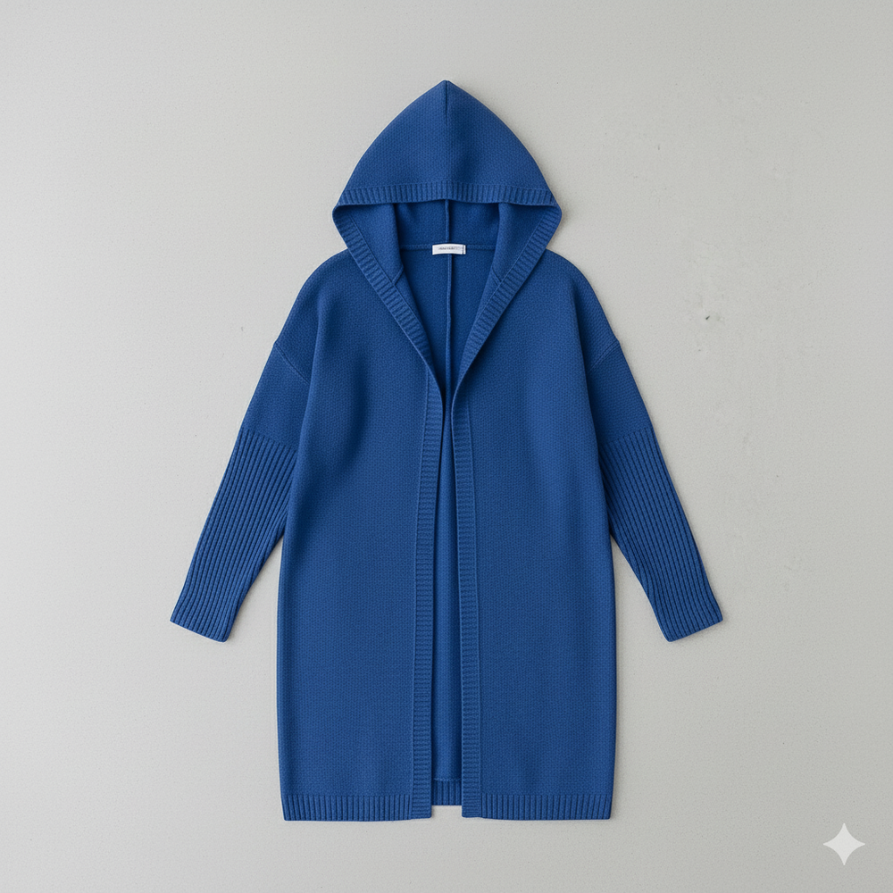 Damen Strickjacke mit Kapuze | Lässig & Übergang