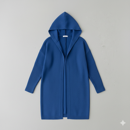 Damen Strickjacke mit Kapuze | Lässig & Übergang