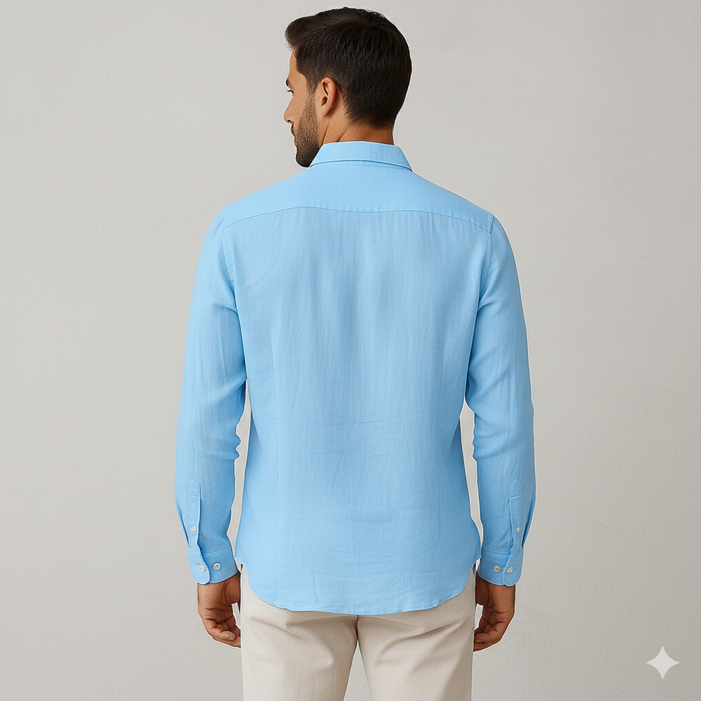 Herren Leinenhemd | Atmungsaktiv & Lässig für Herbst & Freizeit