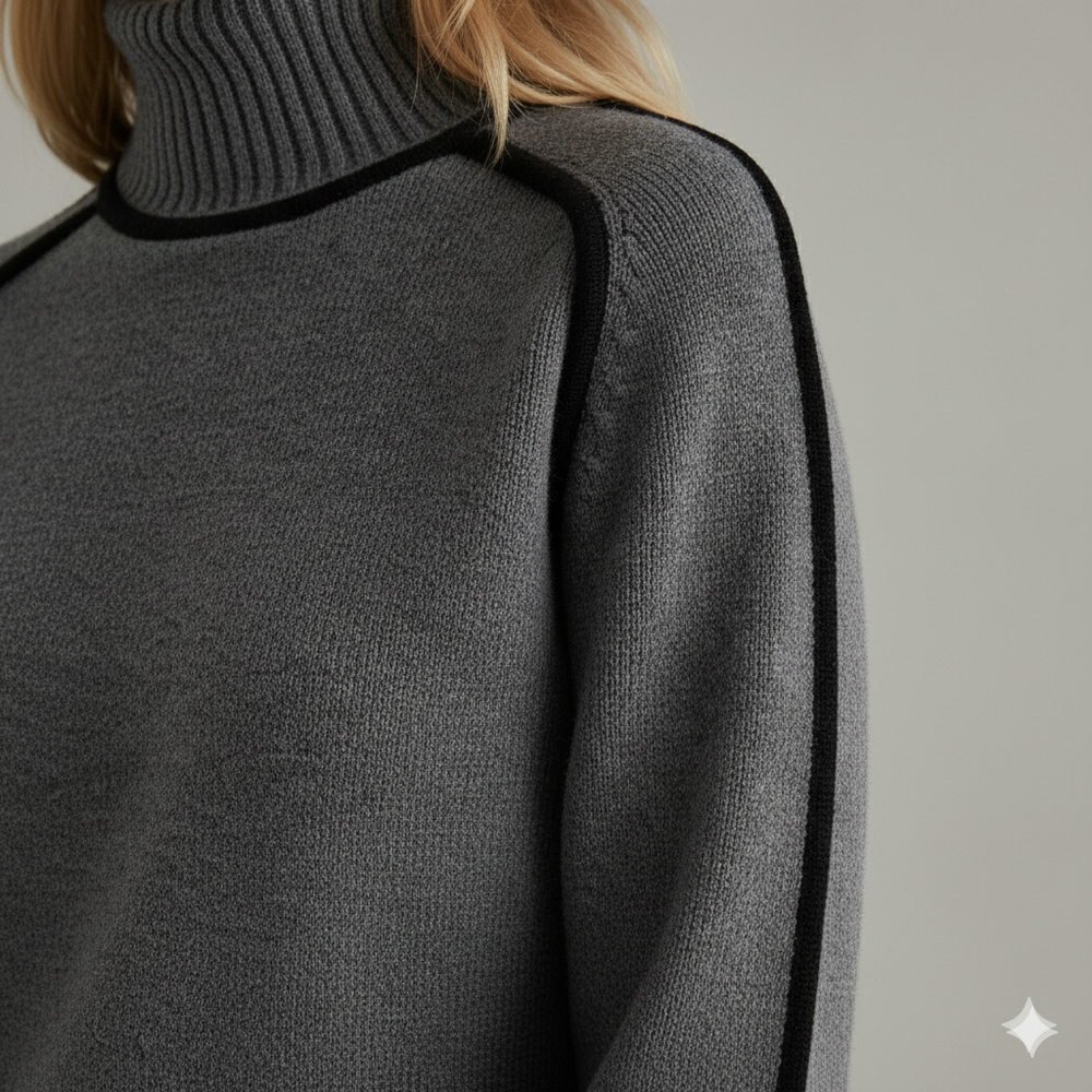 Damenpullover mit Stehkragen | Locker & Modern für Herbst/Winter