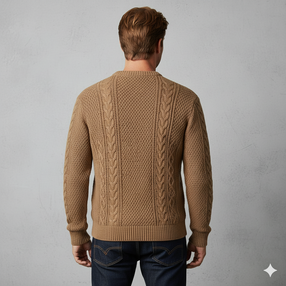Herren Strickpullover mit Strukturmuster | Modern & Warm | Winter