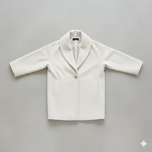 Damen Wollmantel Figurbetont Elegant | Stehkragen | Herbst Winter