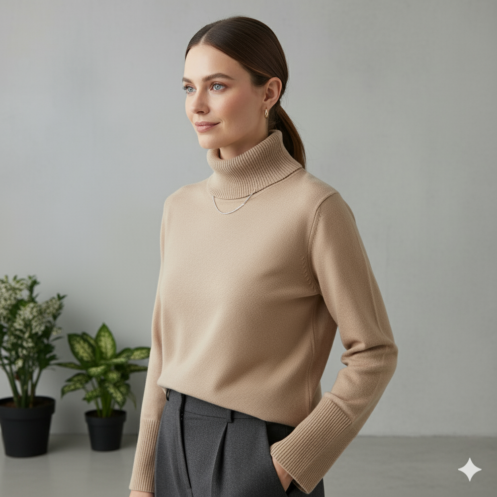Kuscheliger Damen Rollkragenpullover | Herbst Winter