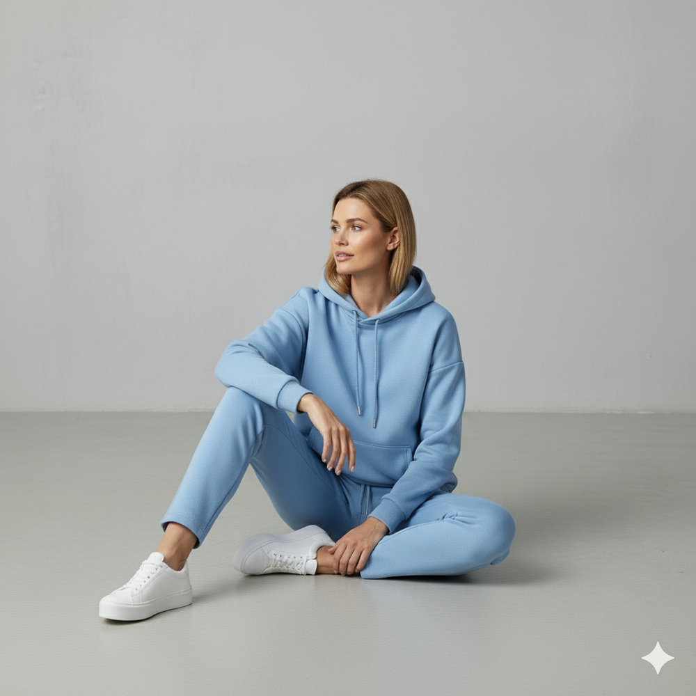 Kuscheliges Damen Set mit Hoodie & Hose