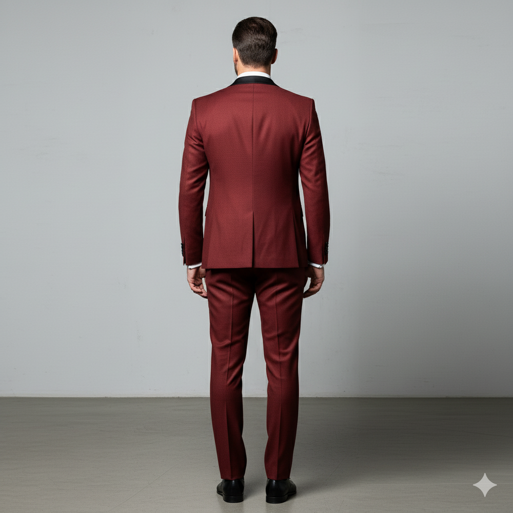 Herren 3-teiliger Anzug Slim Fit | Business Hochzeit Smoking