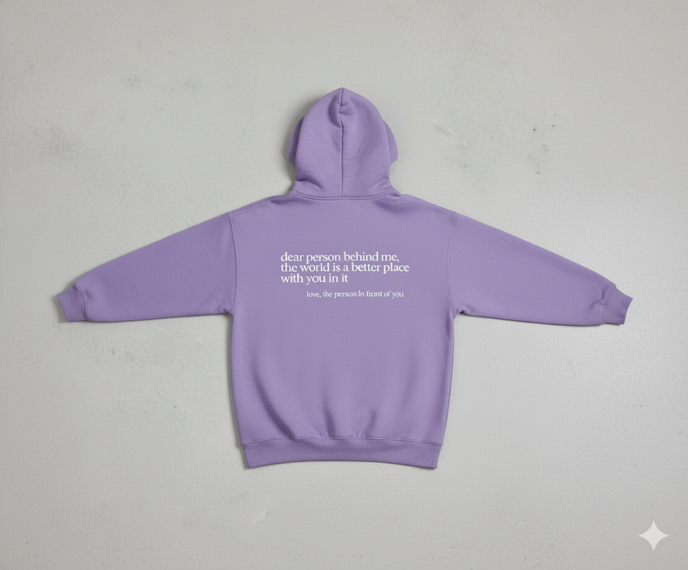 Lässiger Damen Hoodie mit Rückendruck