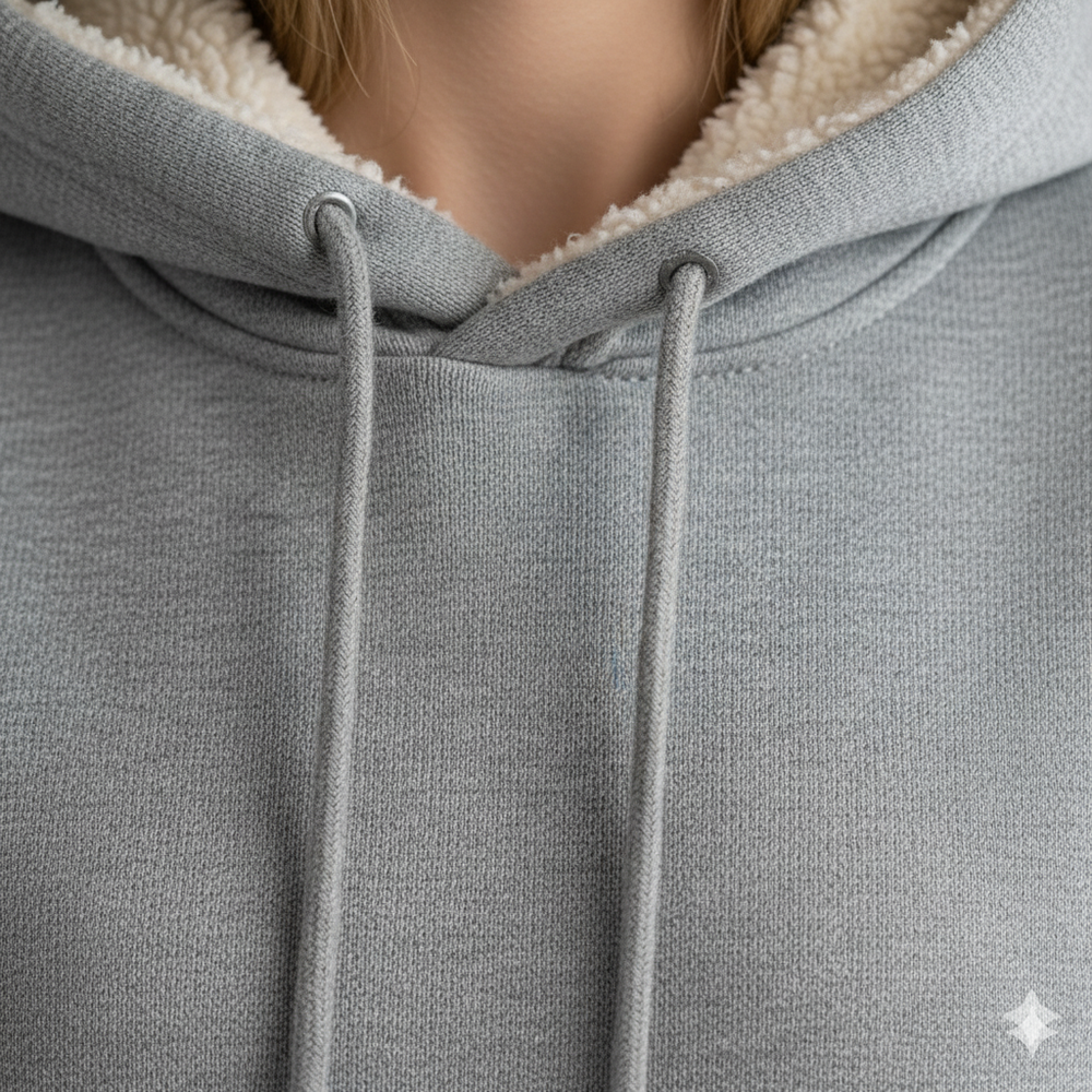 Kuscheliger Damen Hoodie mit Teddyfutter