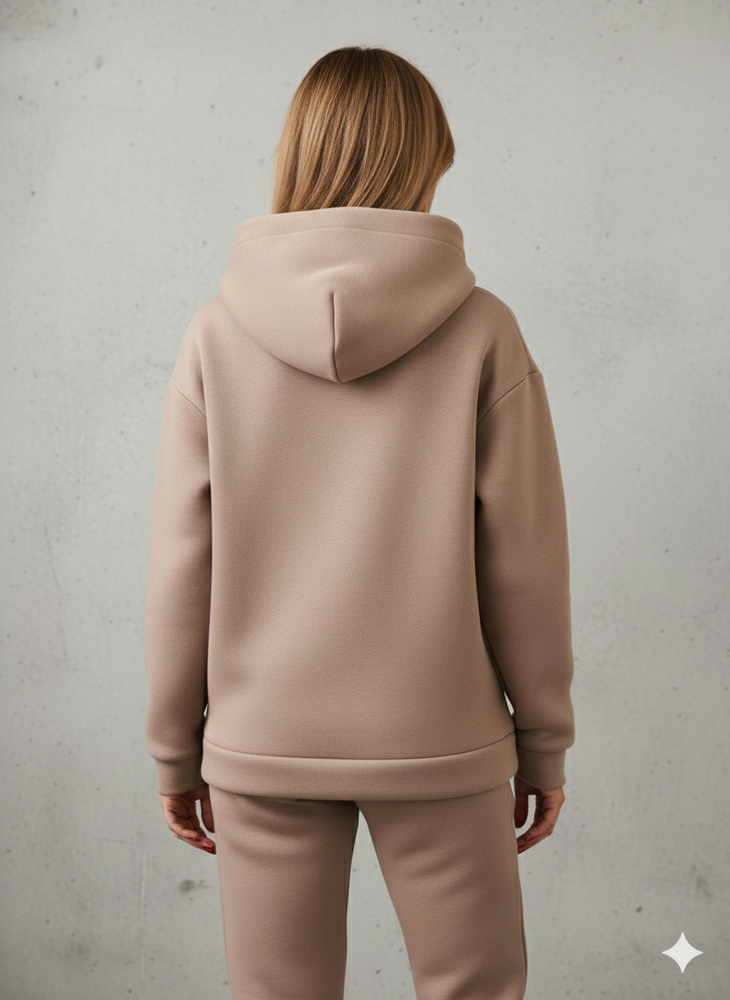 Warmer Damen Hoodie Zweiteiler | Bequem für Herbst & Winter