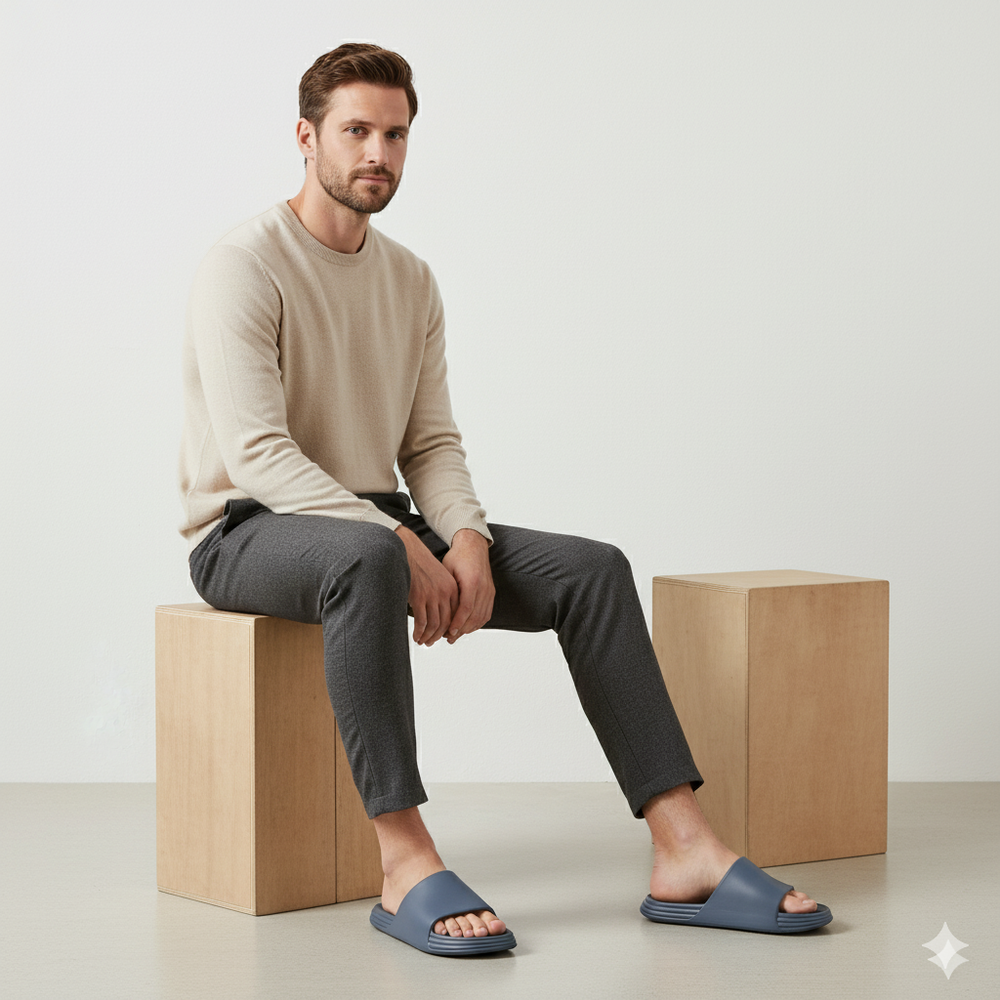 Herren Badeschuhe | Leicht & Bequem für drinnen