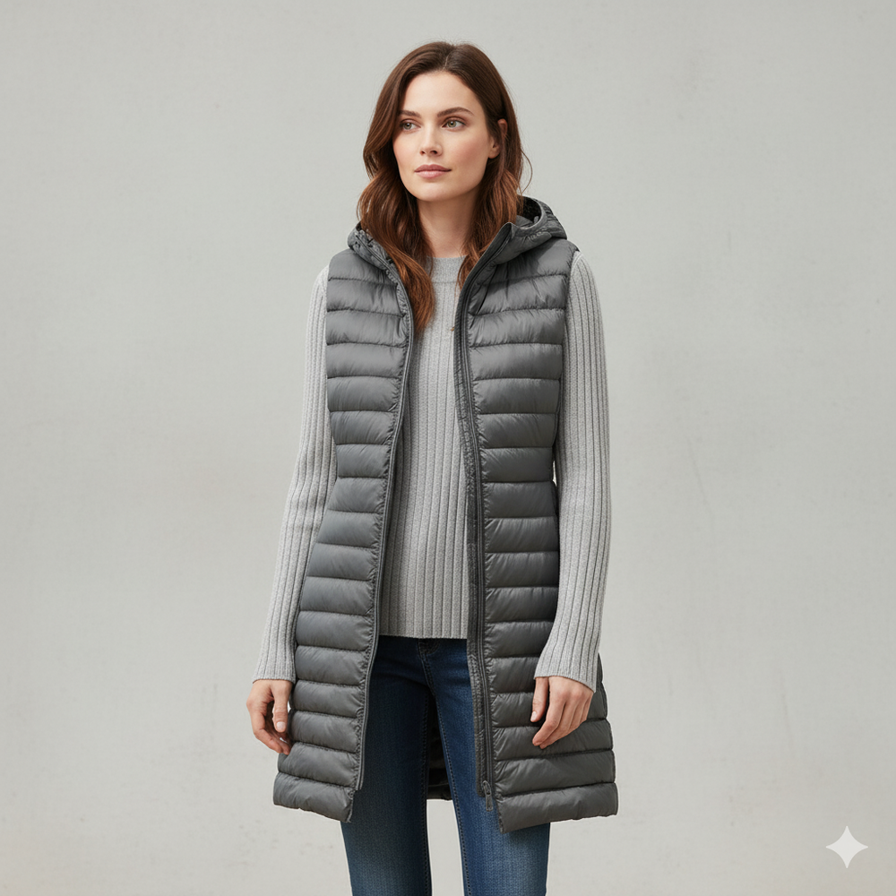 Damenweste mit Kapuze | Leicht & Warm für Herbst/Winter