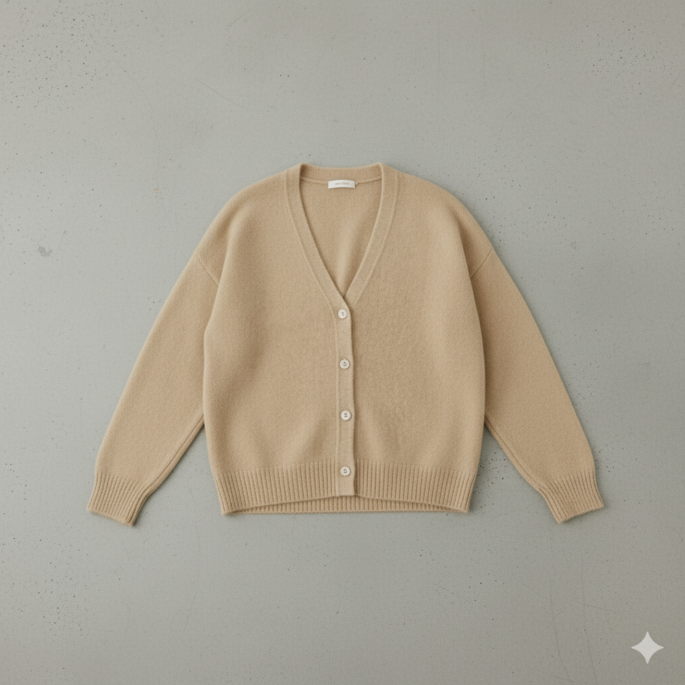 Kuscheliger Damen Strickjacke mit Knopfleiste | Herbst Winter