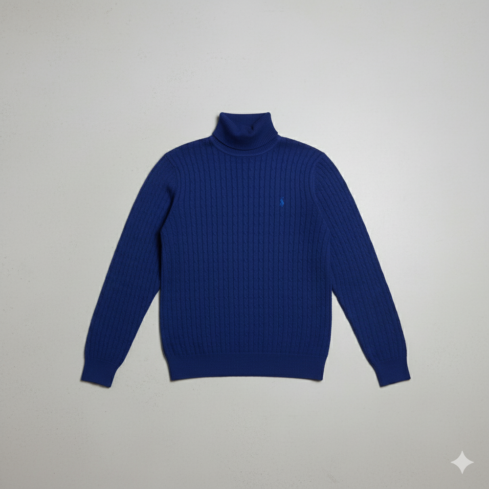 Herren Strickpullover mit Rollkragen | Slim Fit | Winter