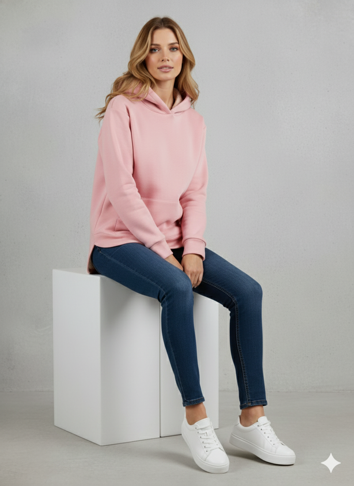 Kuscheliger Damen Hoodie mit Teddyfutter