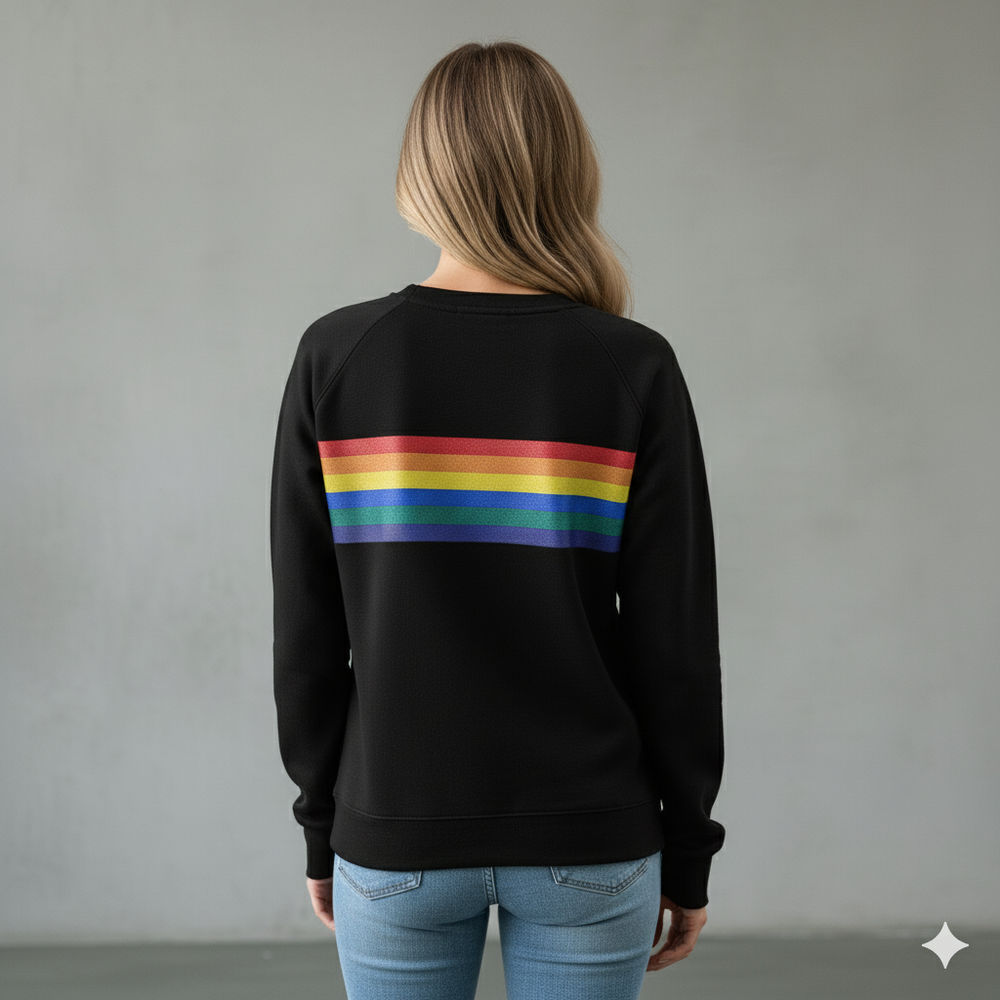 Damen Pullover mit Rundhalsausschnitt | Gestreift & Freizeit