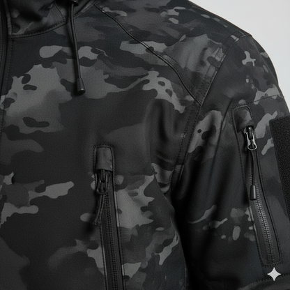 Herren Outdoor Taktikanzug mit Kapuze | Wasserabweisend & Winter