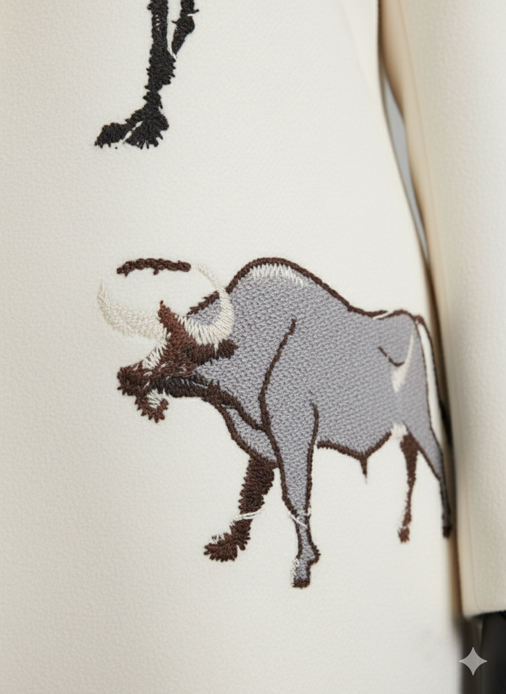 Damen Wollmantel mit Karomuster | Oversize & Warm | Winter