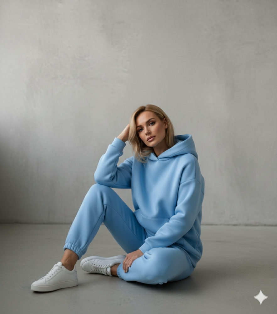 Warmer Damen Hoodie Zweiteiler | Bequem für Herbst & Winter