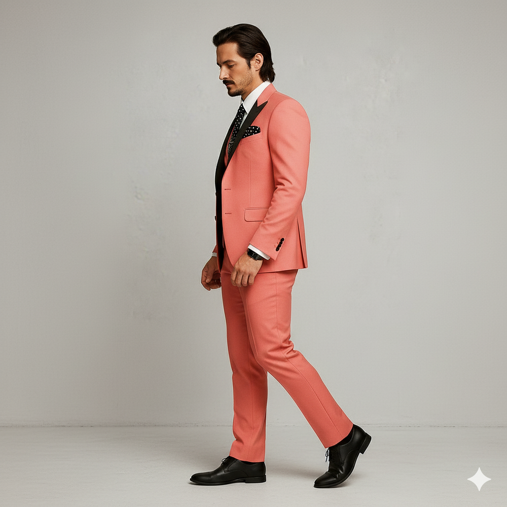 Herren 3-teiliger Anzug Slim Fit | Business Hochzeit Smoking