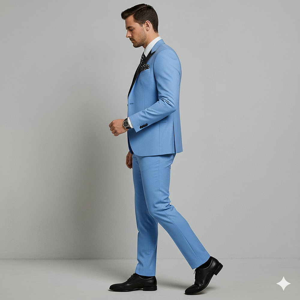 Herren 3-teiliger Anzug Slim Fit | Business Hochzeit Smoking