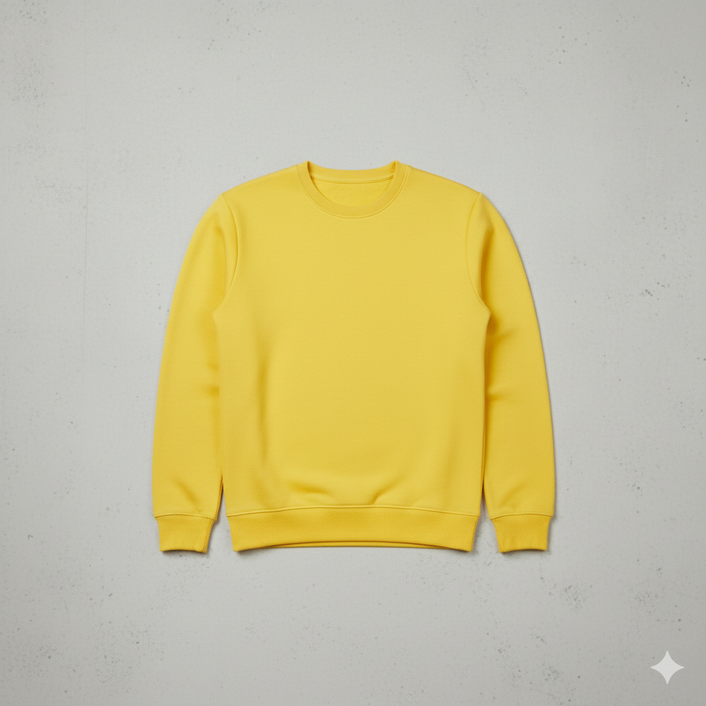 Herren Sweatshirt mit Rundhalsausschnitt