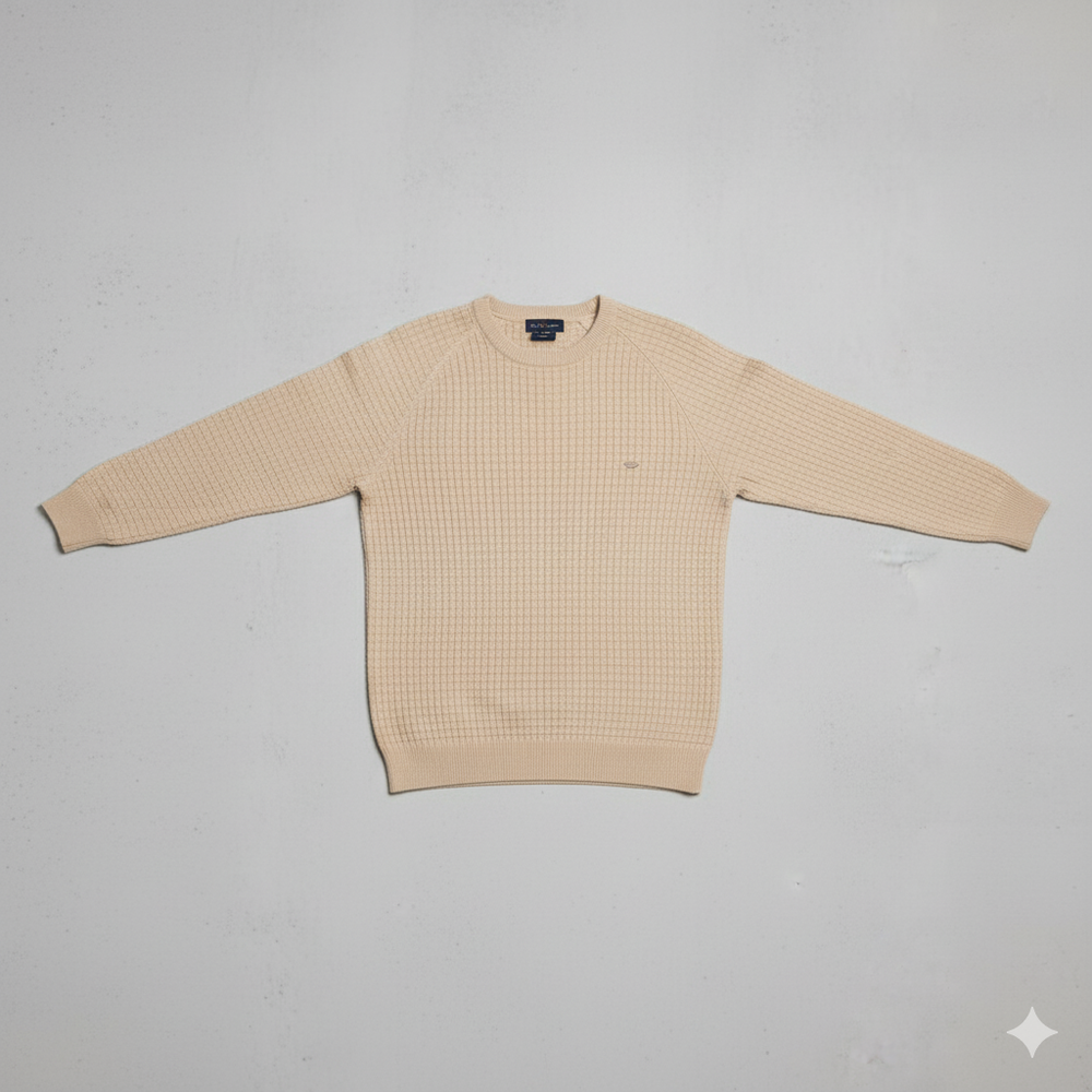 Herren Baumwollpullover mit Karomuster | Modern & Bequem