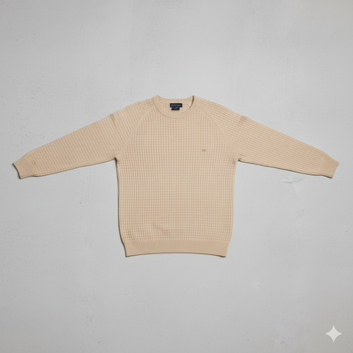 Herren Baumwollpullover mit Karomuster | Modern & Bequem