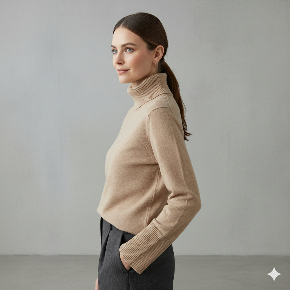 Kuscheliger Damen Rollkragenpullover | Herbst Winter