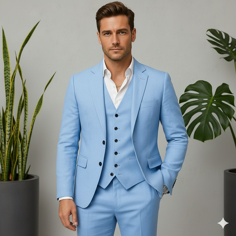 Leichter Herrenanzug aus Leinen | Herbst & Business