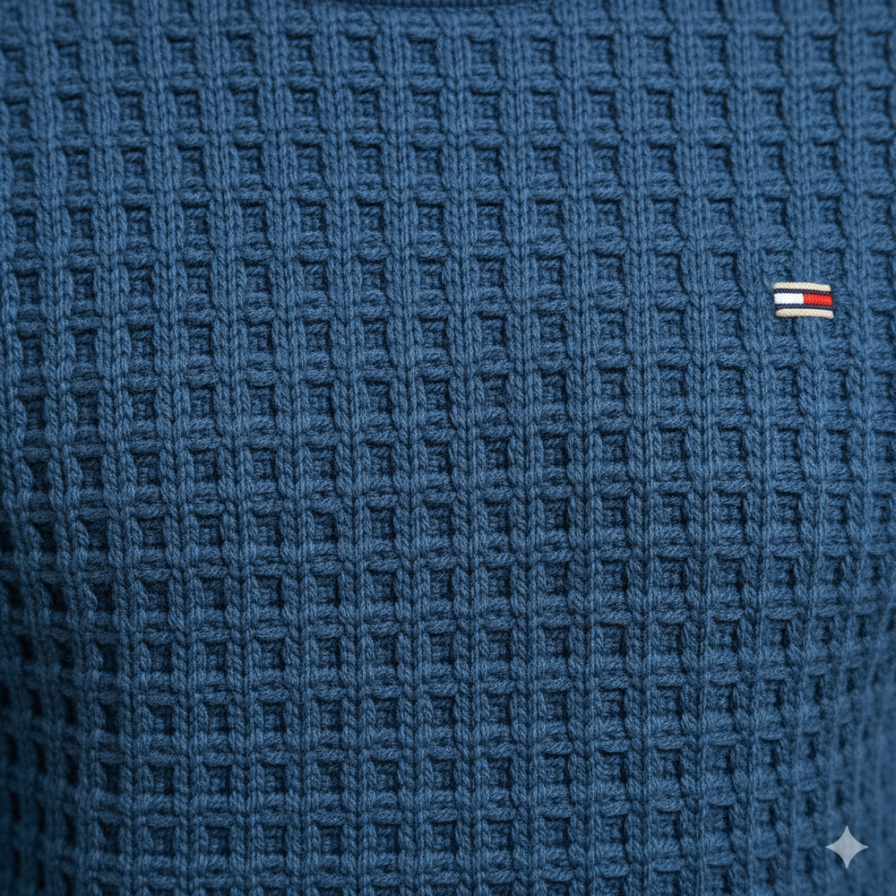 Herren Baumwollpullover mit Karomuster | Modern & Bequem